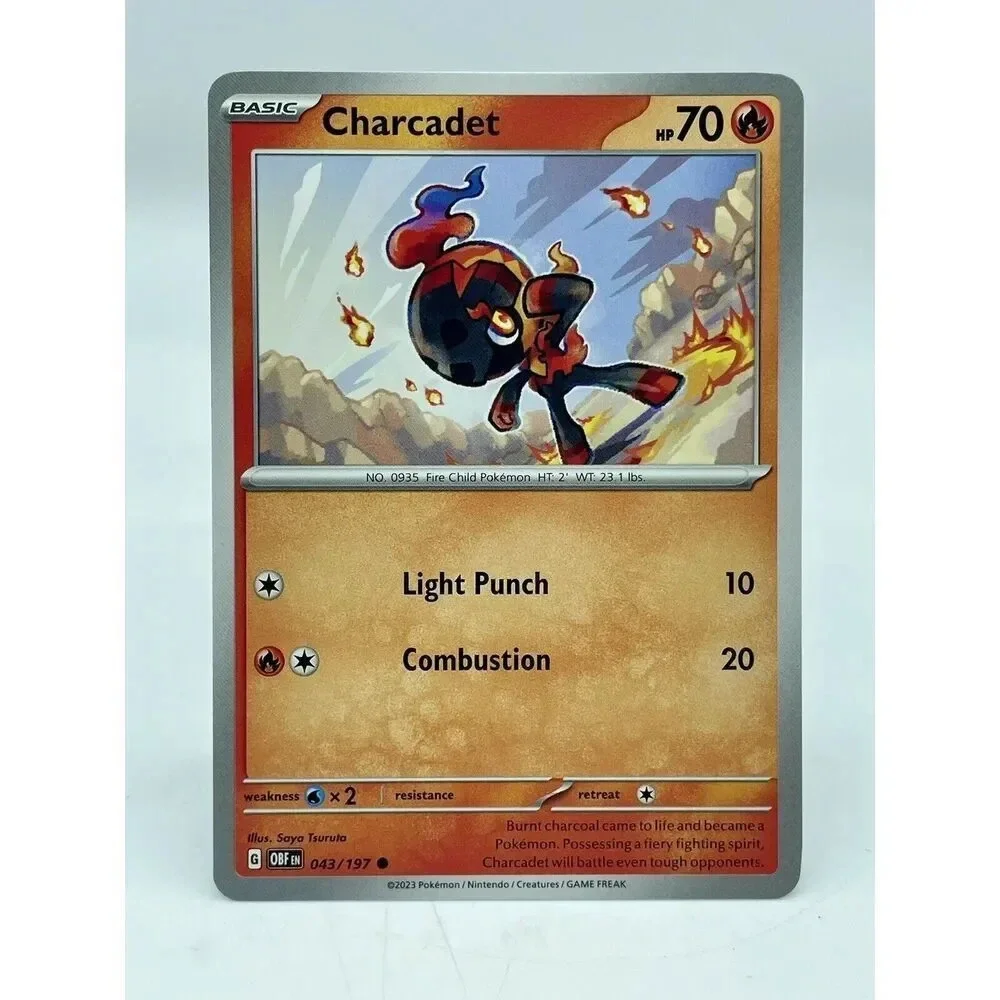 pokemon charcadet card - 029/142 A home for the TCGers Phantasmal Flames #022 Charcadet Promo